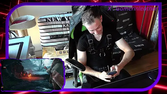 Gamerinleather online show from 11/11/25, 02:12