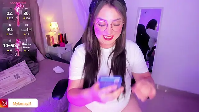 Snapshot of Myla_mayfield chatting on 11/13/25, 11:47 Myla mayfield online show from 11/13/25, 11:47