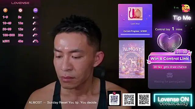 OceanCandy online show from 01/18/26, 03:04