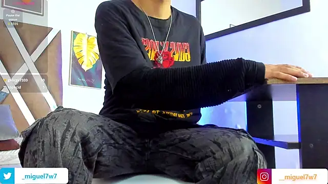   Miguel7w7 online show from 01/13/26, 07:29