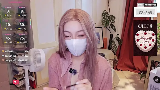 nayomi 34f online show from 06/10/26, 06:47