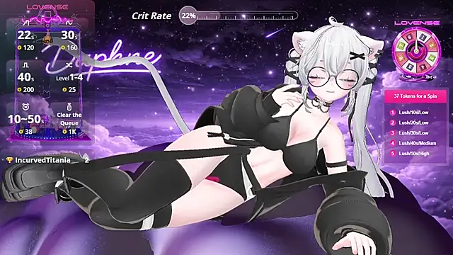 Muse Daphne online show from 04/14/26, 08:03