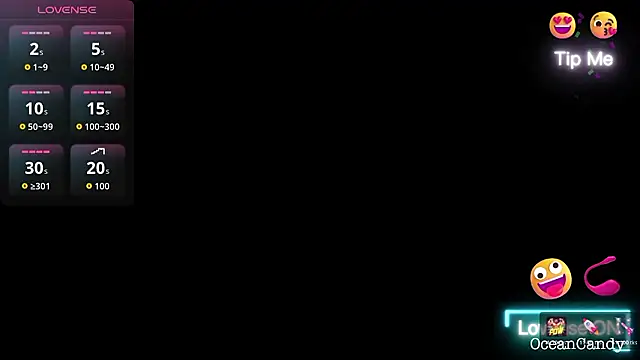 OceanCandy9 online show from 01/08/26, 03:07