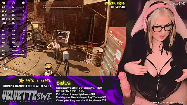VelvetteSWE online show from 06/11/26, 09:12