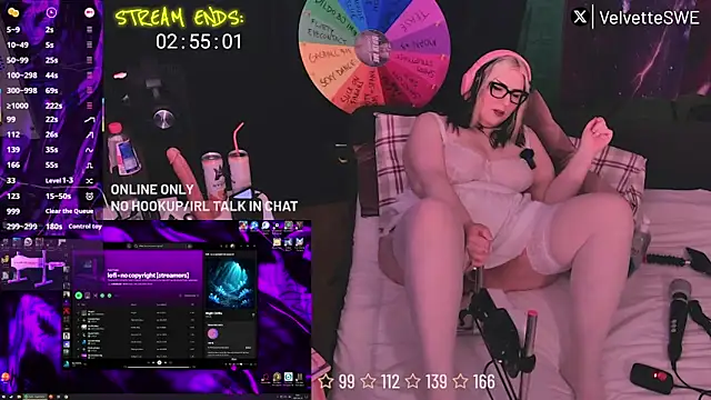 Snapshot of VelvetteSWE chatting on 06/26/26, 06:03 VelvetteSWE online show from 06/26/26, 06:03
