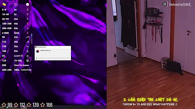 Snapshot of VelvetteSWE chatting on 07/18/26, 05:16 VelvetteSWE online show from 07/18/26, 05:16