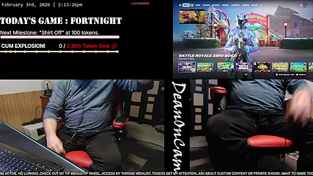 Snapshot of DeanonCam chatting on 02/03/26, 08:14 DeanonCam online show from 02/03/26, 08:14