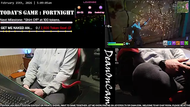 Snapshot of DeanonCam chatting on 02/15/26, 11:09 DeanonCam online show from 02/15/26, 11:09