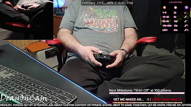 Snapshot of DeanonCam chatting on 02/23/26, 09:15 DeanonCam online show from 02/23/26, 09:15