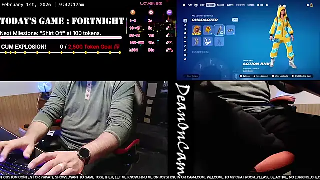 Snapshot of DeanonCam chatting on 02/01/26, 03:43 DeanonCam online show from 02/01/26, 03:43