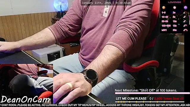 DeanonCam online show from 01/11/26, 03:30