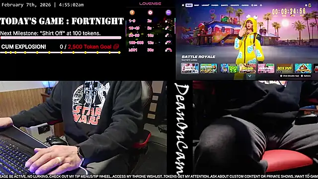 Snapshot of DeanonCam chatting on 02/07/26, 10:56 DeanonCam online show from 02/07/26, 10:56