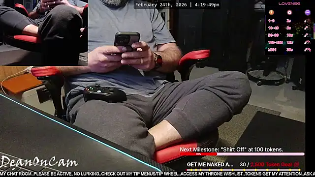 Snapshot of DeanonCam chatting on 02/24/26, 10:21 DeanonCam online show from 02/24/26, 10:21