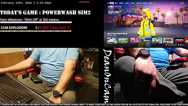 Snapshot of DeanonCam chatting on 02/13/26, 11:38 DeanonCam online show from 02/13/26, 11:38