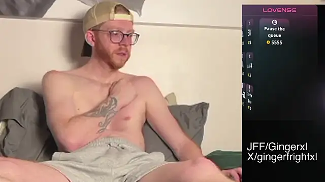 Snapshot of Gingerxl8 chatting on 07/27/26, 12:50 Gingerxl8 online show from 07/27/26, 12:50