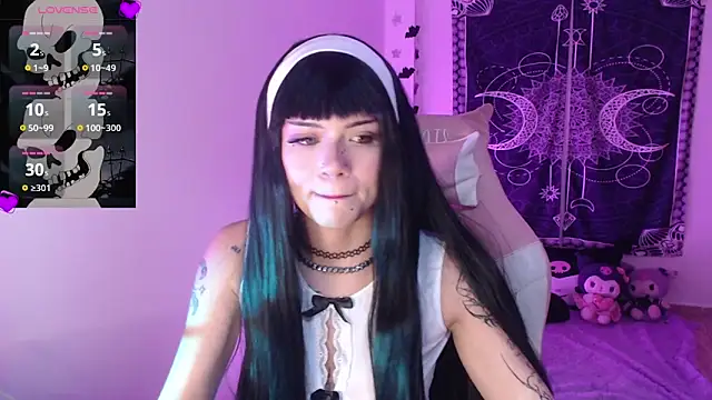 Snapshot of cyberd0ll66 chatting on 06/17/26, 04:34 cyberd0ll66 online show from 06/17/26, 04:34