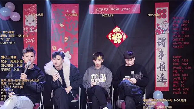 Snapshot of BTS-007 chatting on 02/15/26, 12:15 BTS-007 online show from 02/15/26, 12:15