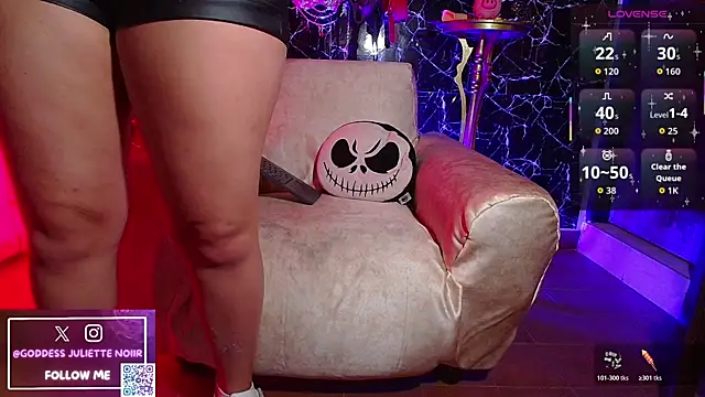 GoddessJulietteNoiir online show from 04/07/26, 11:01