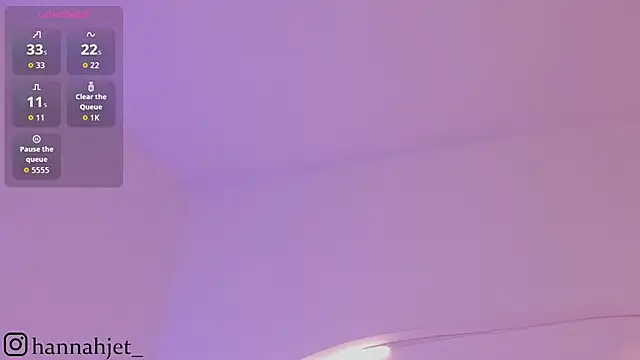 hannah jet online show from 05/15/26, 07:34