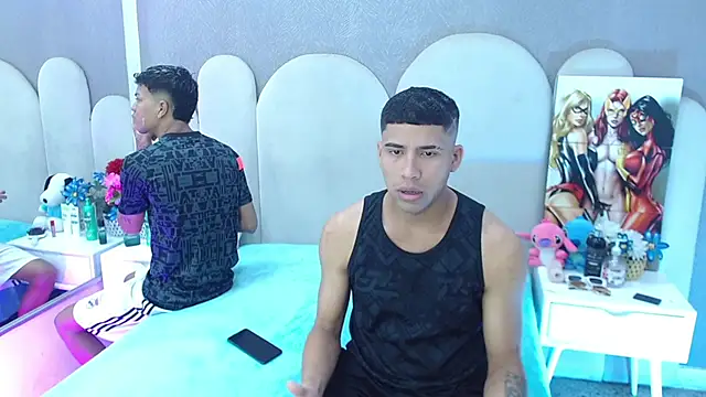 party duo boys online show from 03/08/26, 03:21
