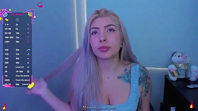 Megan sexrosse online show from 03/18/26, 08:53