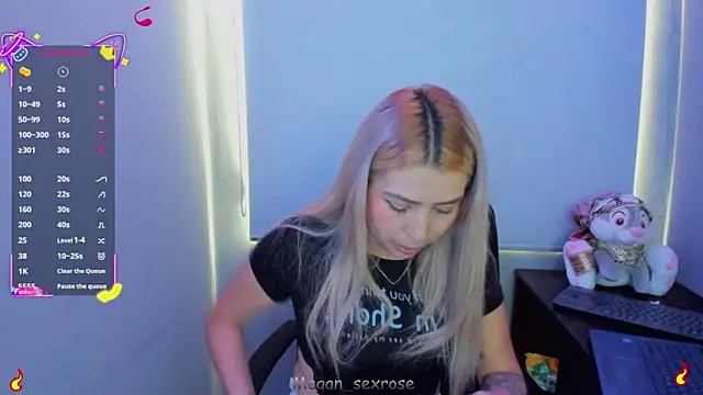 Megan sexrosse online show from 04/09/26, 07:09