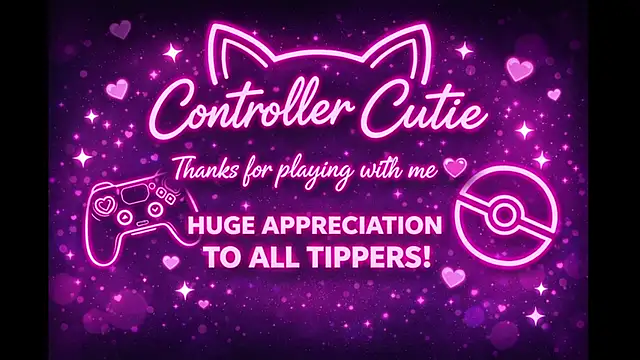 Snapshot of Controllercutie chatting on 04/14/26, 02:44 Controllercutie online show from 04/14/26, 02:44