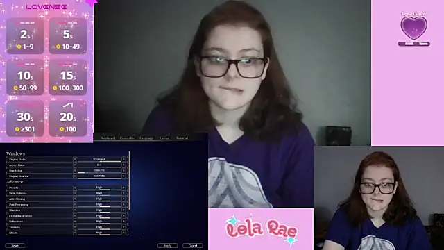 Snapshot of lolarae_xx chatting on 05/27/26, 10:17 lolarae xx online show from 05/27/26, 10:17