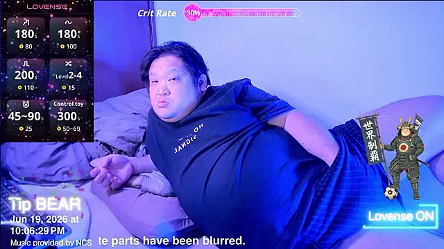 ChubbyBEAR039 online show from 06/19/26, 01:06