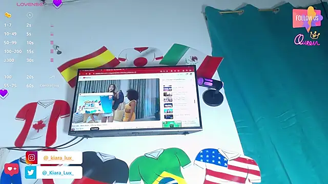 Kiara-Lux online show from 06/26/26, 12:49