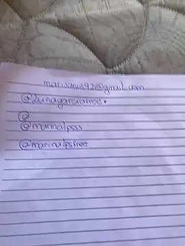 Snapshot of marinalopessss chatting on 07/11/26, 03:01 marinalopessss online show from 07/11/26, 03:01