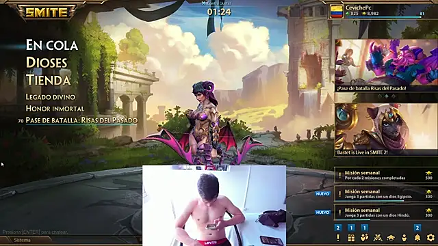 Snapshot of Patrick_Games chatting on 07/11/26, 12:05 Patrick Games online show from 07/11/26, 12:05