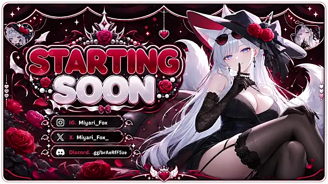 MiyariFox online show from 07/08/26, 06:03