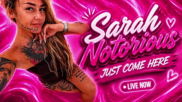 Snapshot of SarahNotorious chatting on 07/29/26, 10:09 SarahNotorious online show from 07/29/26, 10:09