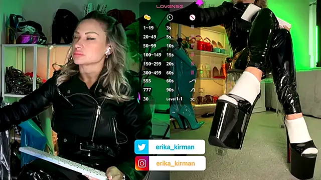 Erika Kirman online show from 12/14/25, 11:05