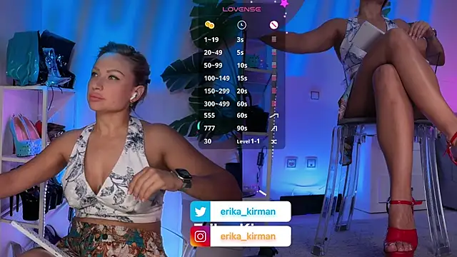 Erika Kirman online show from 07/09/26, 08:59