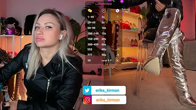 Erika Kirman online show from 01/11/26, 11:06