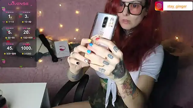 Ginger Stay online show from 03/02/25, 07:52
