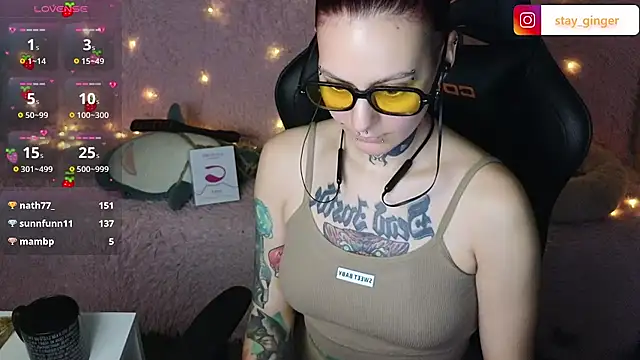 Ginger Stay online show from 03/10/25, 10:28