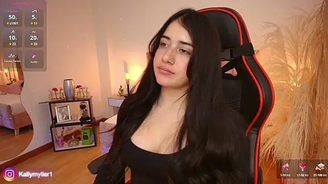 Snapshot of KallyMyller1 chatting on 01/23/25, 07:40 KallyMyller1 online show from 01/23/25, 07:40