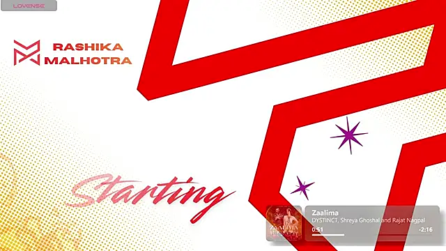 rashika malhotra online show from 06/26/26, 06:25