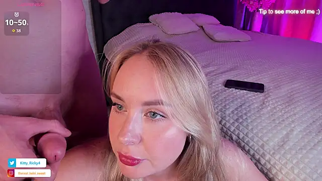 Snapshot of Kitty_Ricky chatting on 10/20/25, 02:50 Kitty Ricky online show from 10/20/25, 02:50