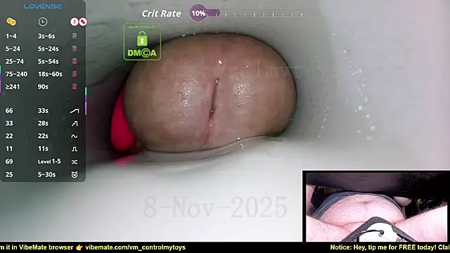 Snapshot of controlmytoys chatting on 11/08/25, 10:02 controlmytoys online show from 11/08/25, 10:02