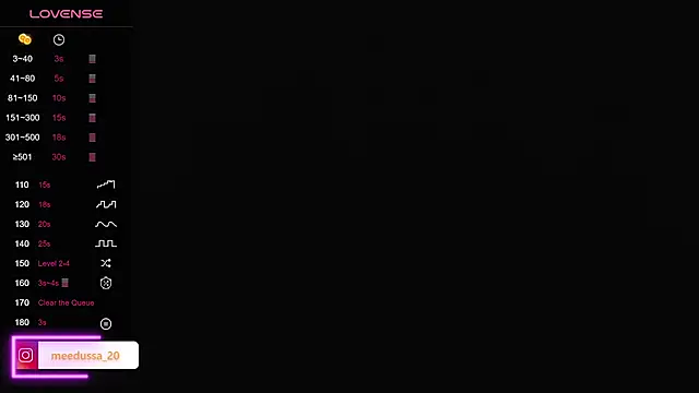 meedussa 20  online show from 10/26/25, 11:43