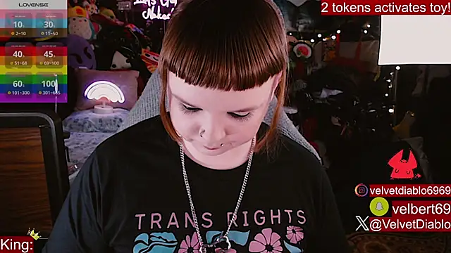 Snapshot of VelvetDiablo chatting on 06/23/26, 12:08 VelvetDiablo online show from 06/23/26, 12:08