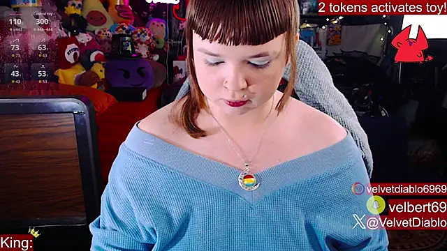 VelvetDiablo online show from 01/07/26, 01:10