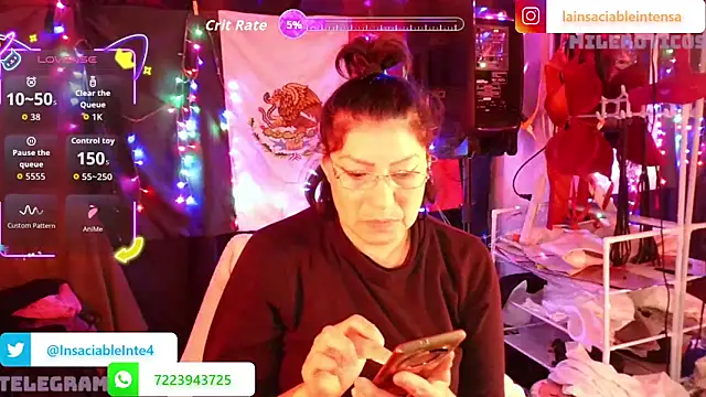 LaInsaciableIntensa online show from 03/08/26, 01:44