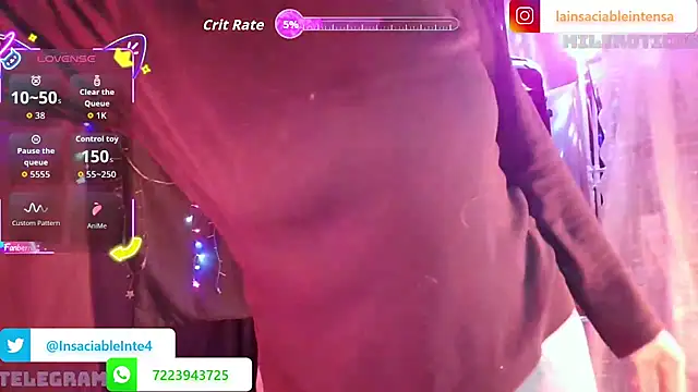 LaInsaciableIntensa online show from 04/04/26, 12:28