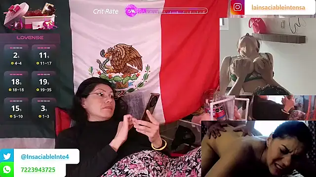 LaInsaciableIntensa online show from 03/20/25, 01:15