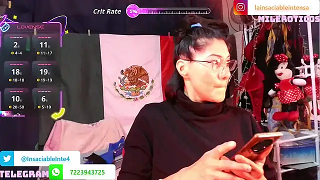 LaInsaciableIntensa online show from 05/15/26, 02:09
